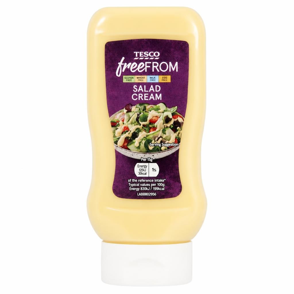 Tesco Free From Salad Cream 440G