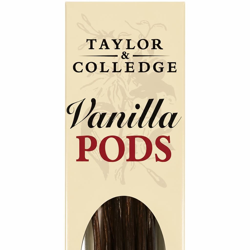 Taylor & Colledge Organic Vanilla Pods 2 Pack