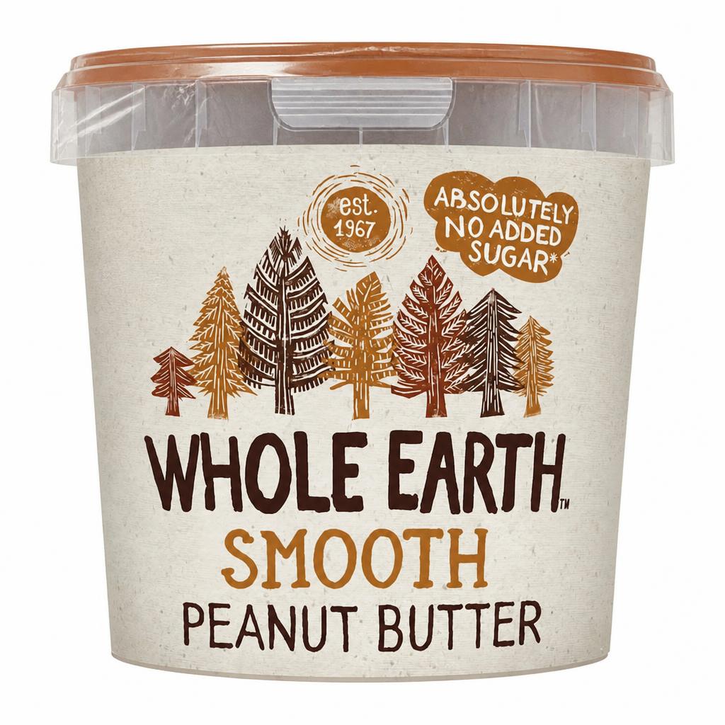 Whole Earth Smooth Peanut Butter 1Kg