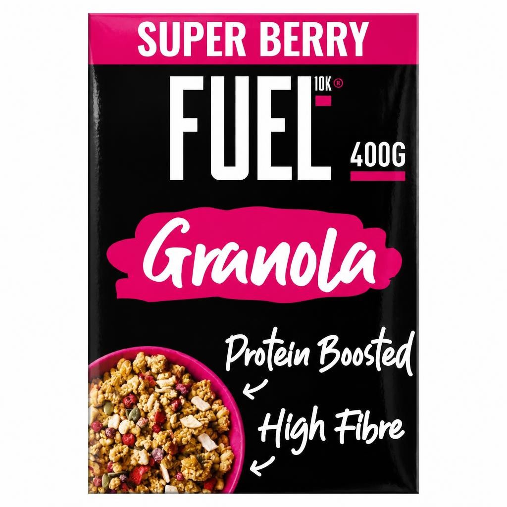 FUEL10K Super Berry Protein Granola Breakfast Cereal 400g