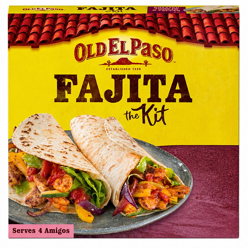 Old El Paso Tomato & Pepper Fajita Kit 505G
