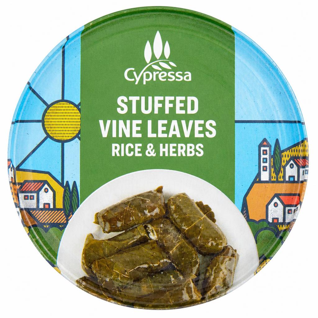 Cypressa Stuffed Vine Leaves With Rice & Herbs 280G