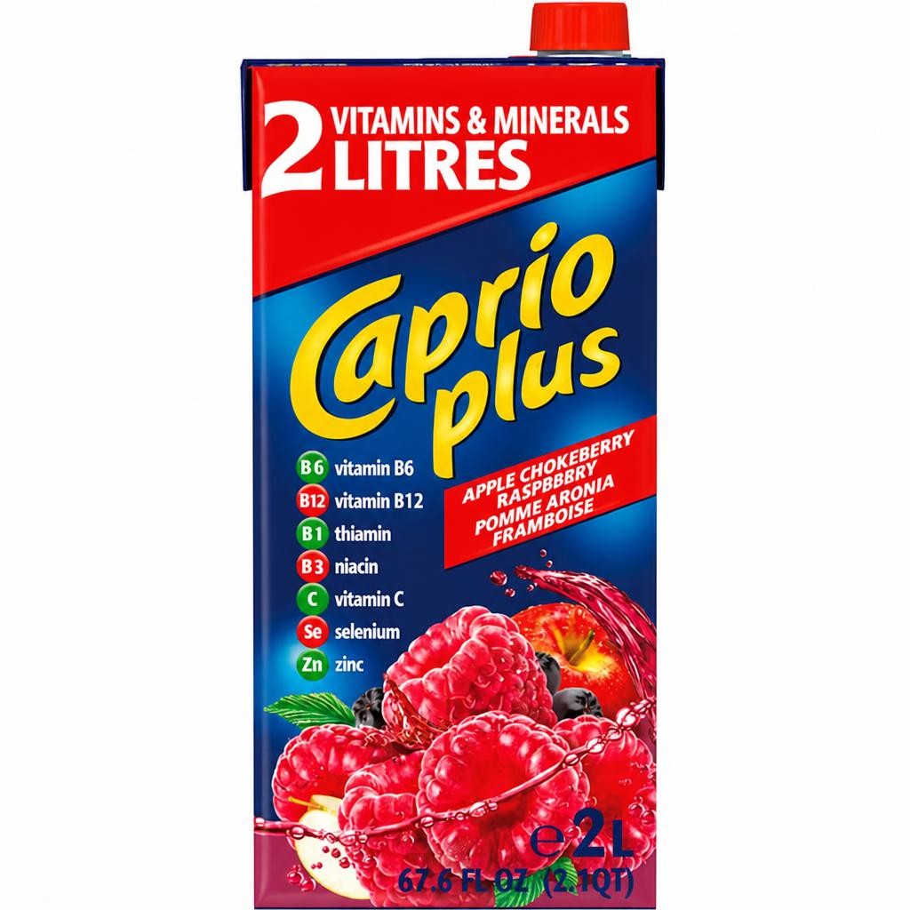 Caprio Apple & Raspberry Drink 2 Litre Carton