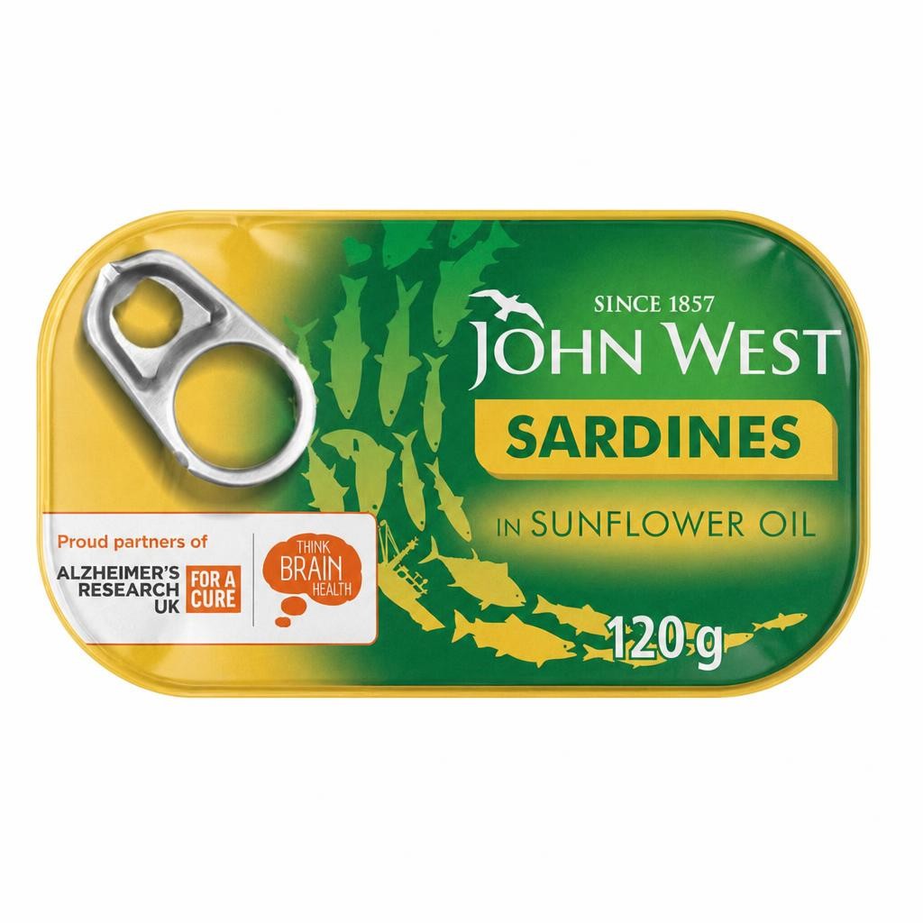 John West Sardines Sunflower Oil 120Gm