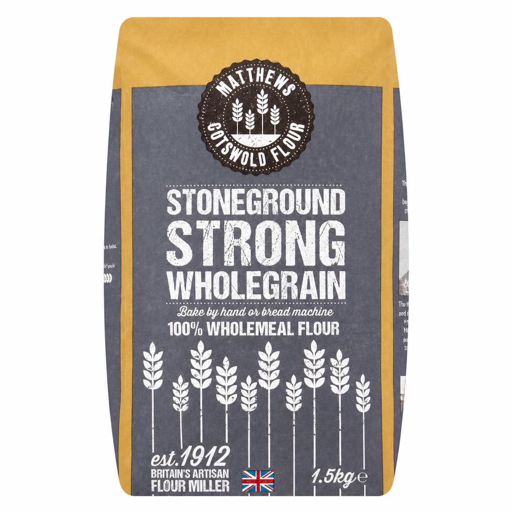 Matthews Flour Stoneground Strong Wholegrain 1.5Kg