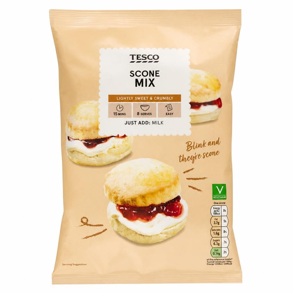 Tesco Scone Mix 320G