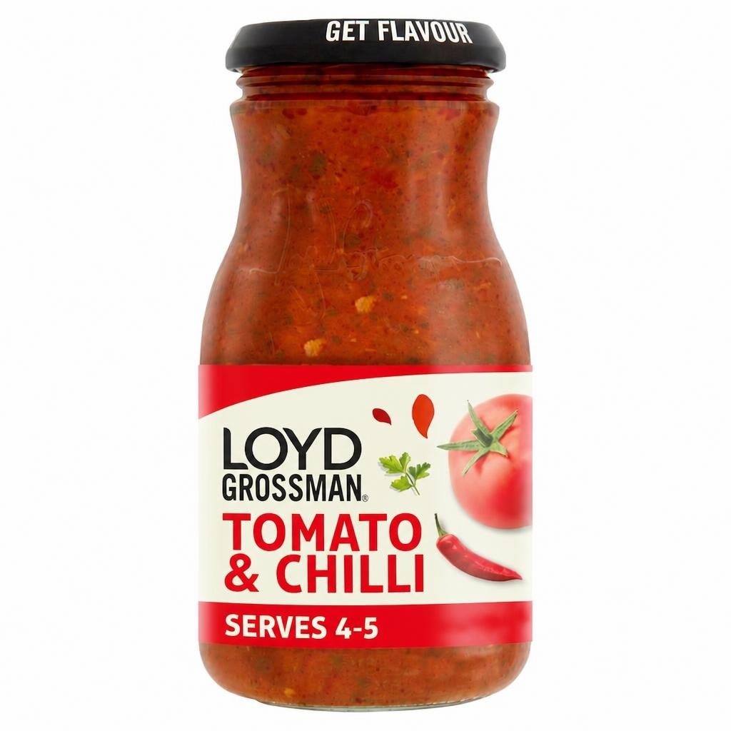 Loyd Grossman Tomato & Chilli Pasta Sauce 660G