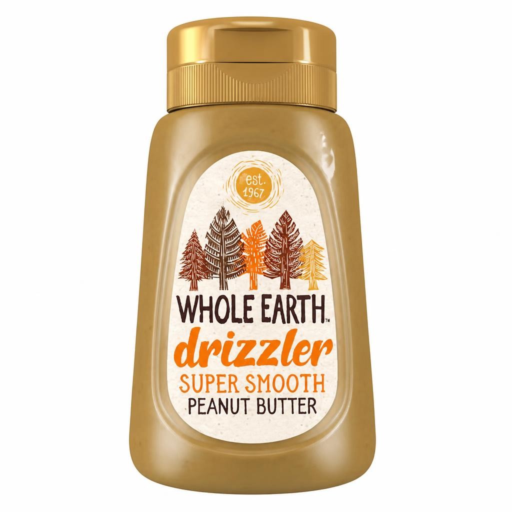 Whole Earth Drizzler Super Smooth Peanut Butter 320G