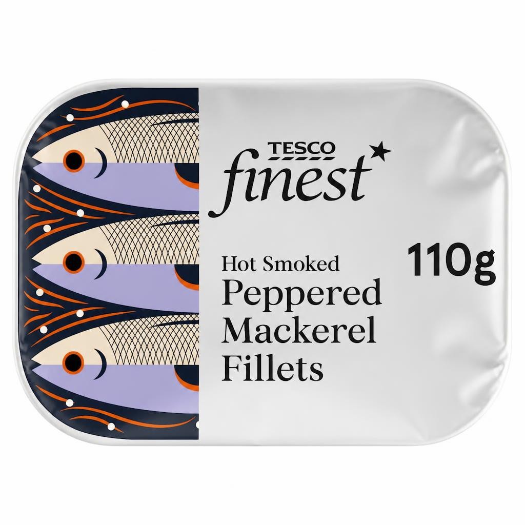Tesco Finest Mackerel With Black Pepper 110G