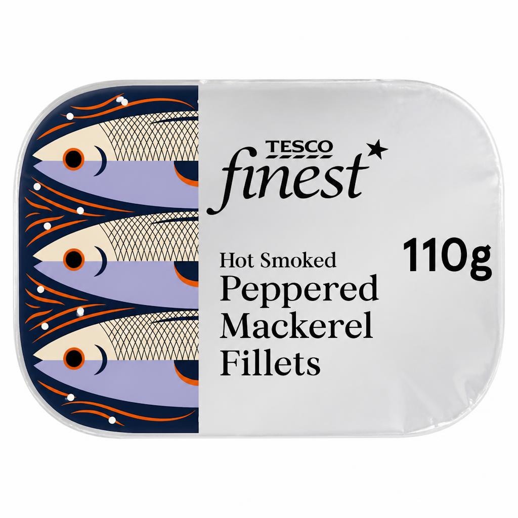 Tesco Finest Mackerel With Black Pepper 110G