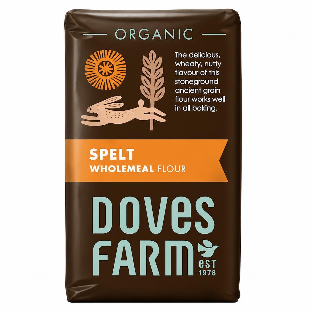 Doves Farm Organic Spelt Wholemeal Flour 1Kg