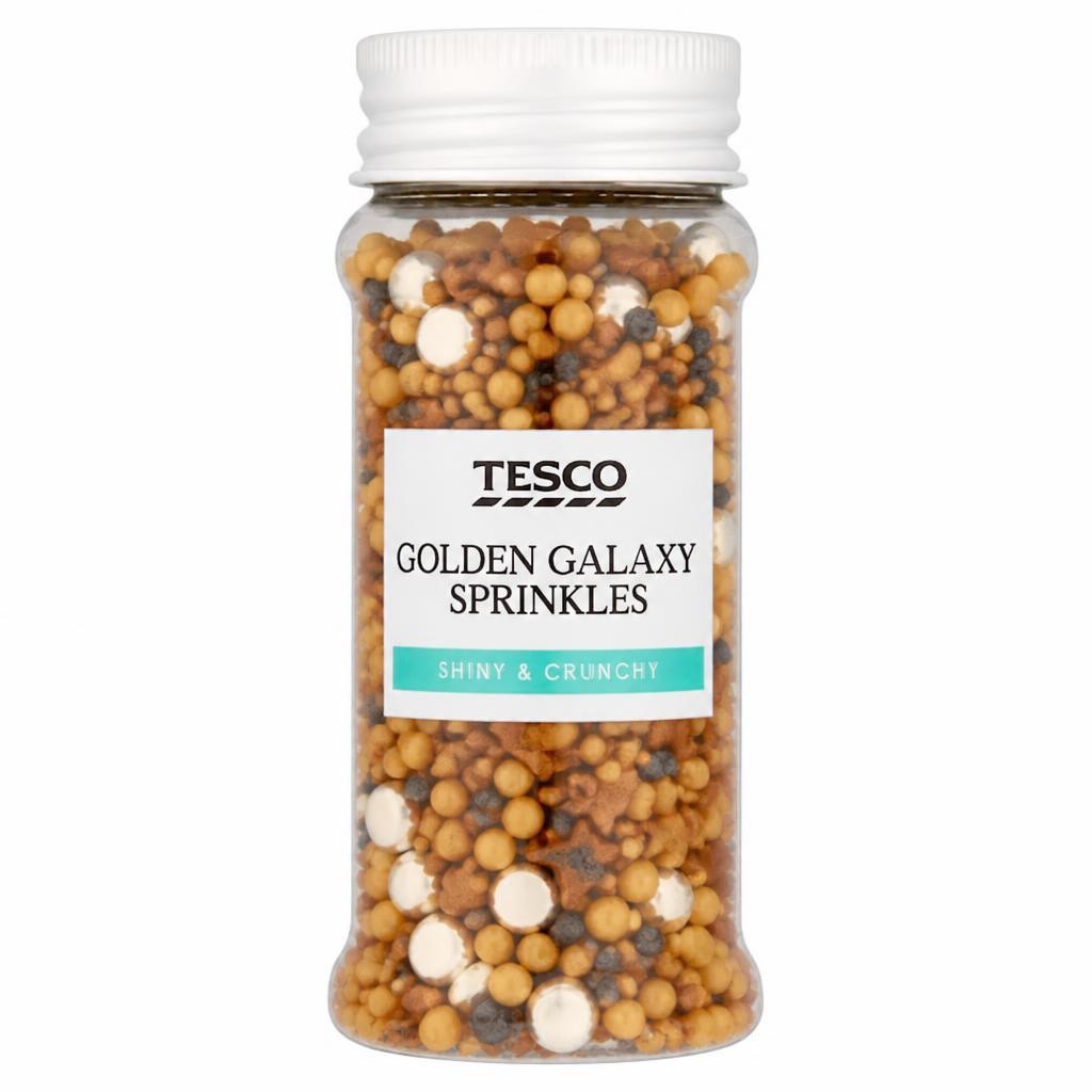 Tesco Golden Galaxy Sprinkles 80G