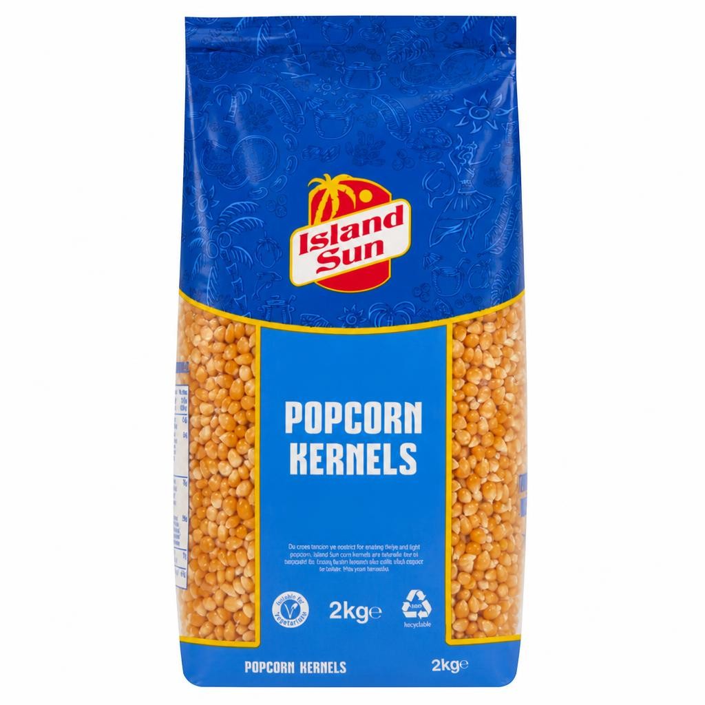 Island Sun Pop Corn Kernels 2Kg