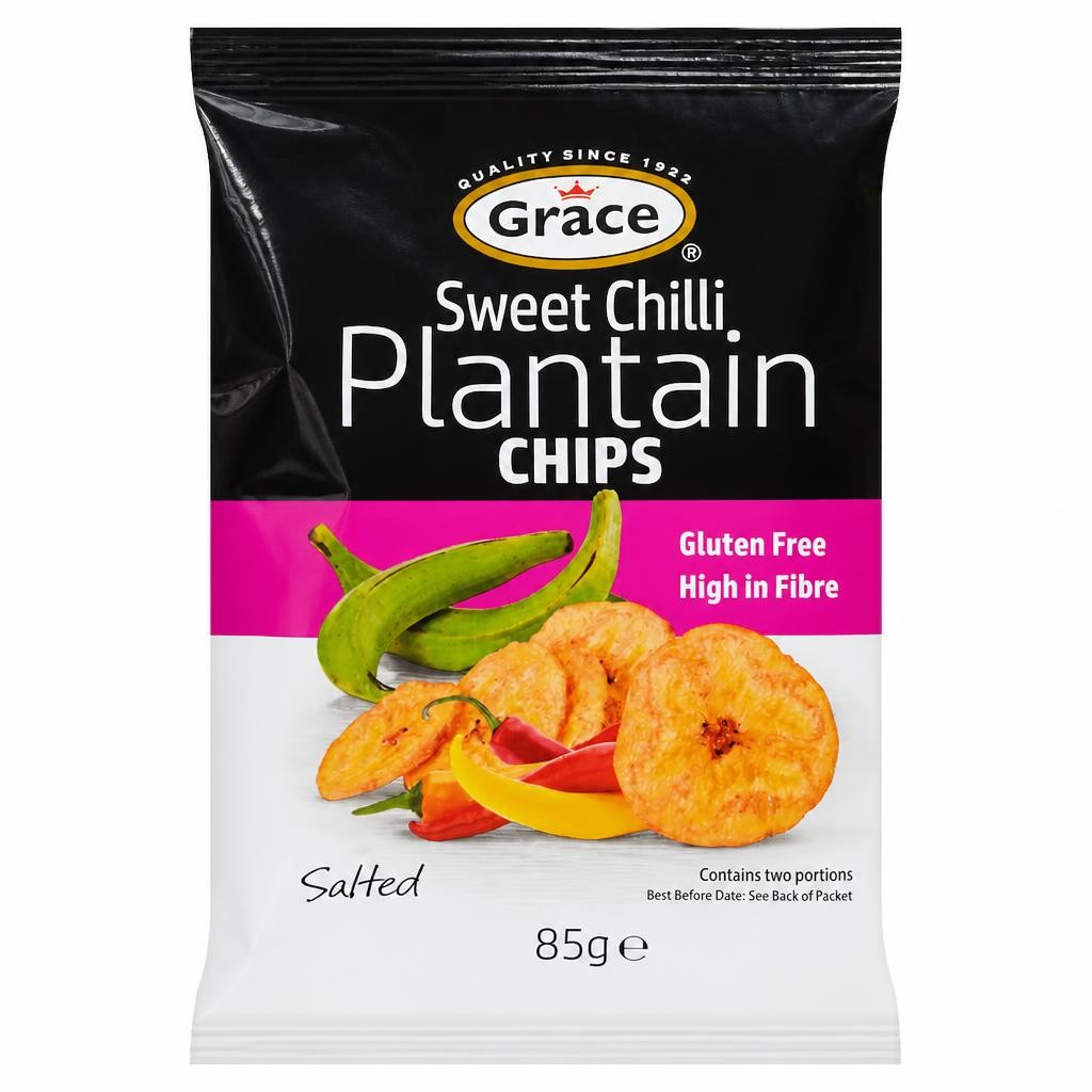 Grace Salted Sweet Chilli Plantain Chips 85g