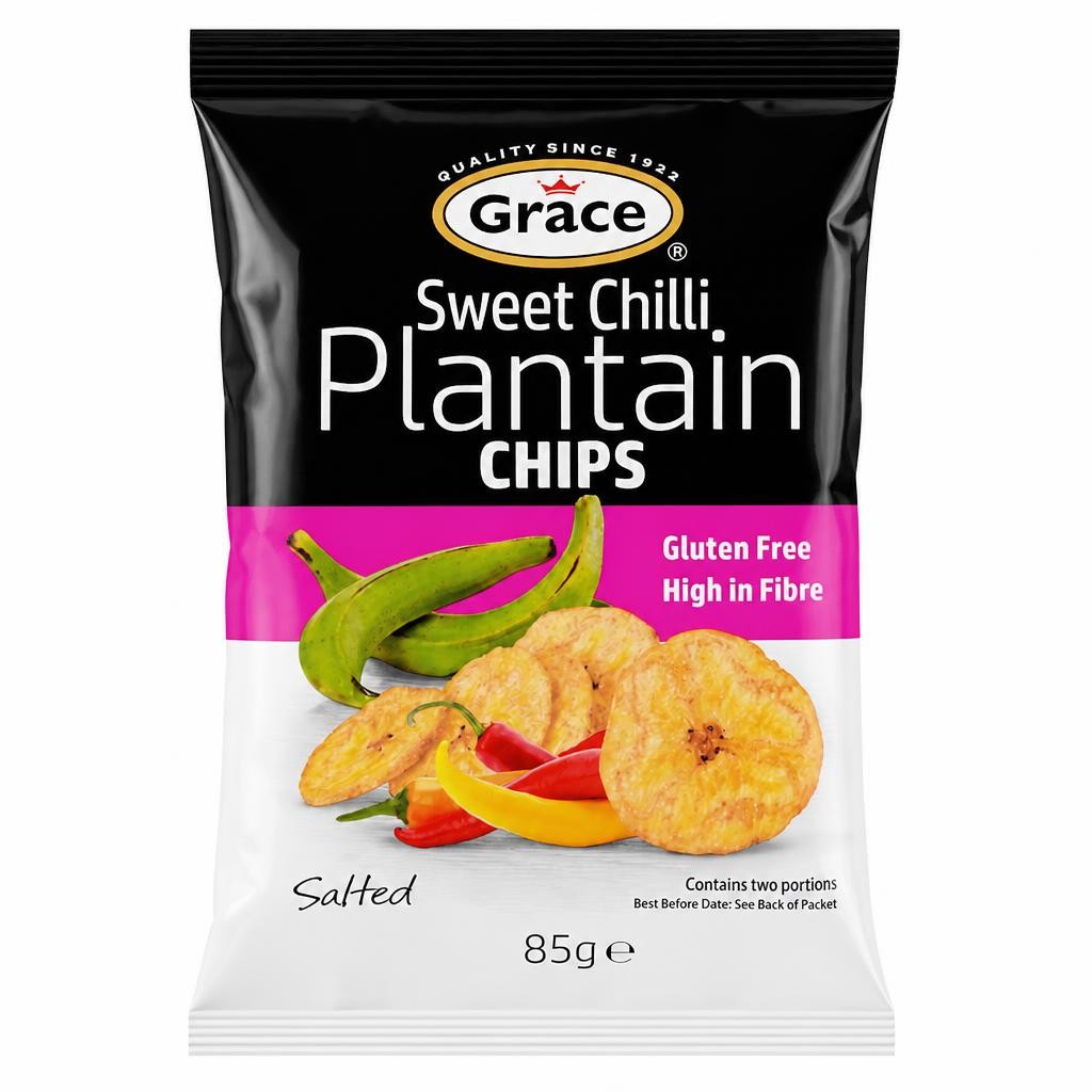 Grace Salted Sweet Chilli Plantain Chips 85g
