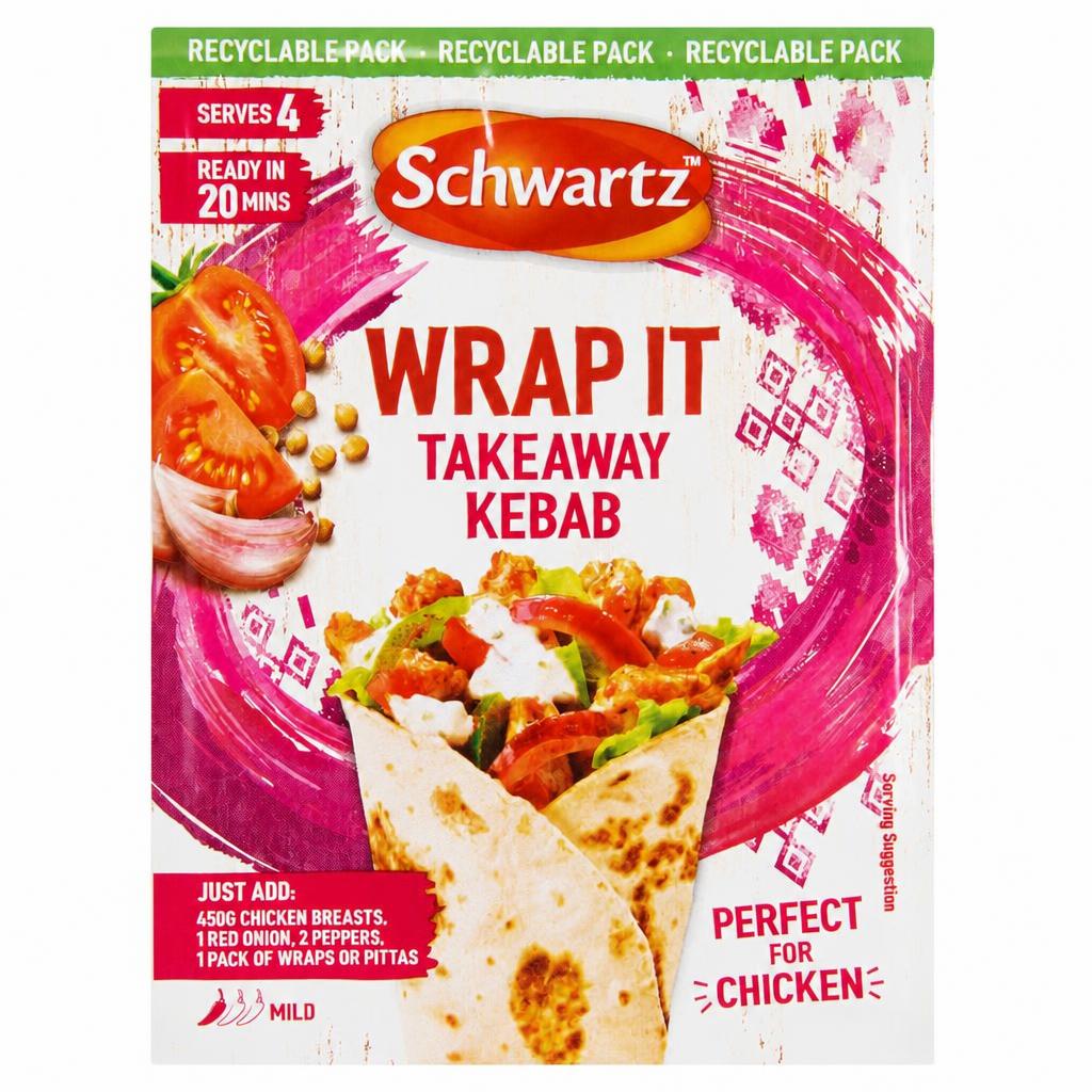 Schwartz Wrap It Takeaway Kebab Recipe Mix 30g