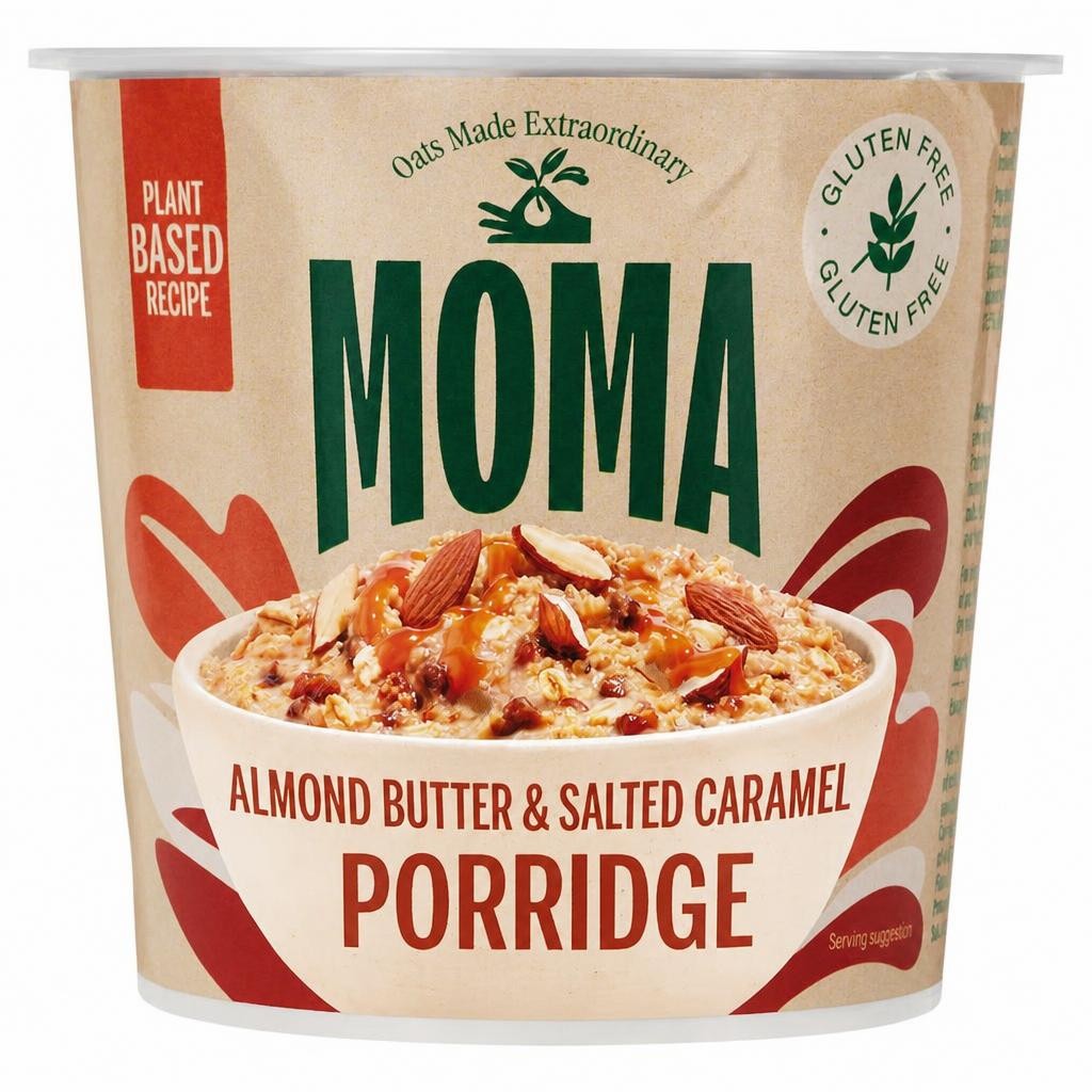 Moma Porridge Almond Butter & Salted Caramel 55G