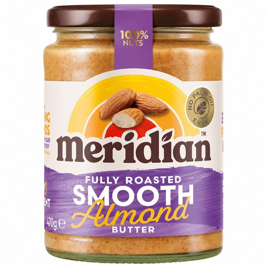 Meridian Smooth Almond Butter 470g