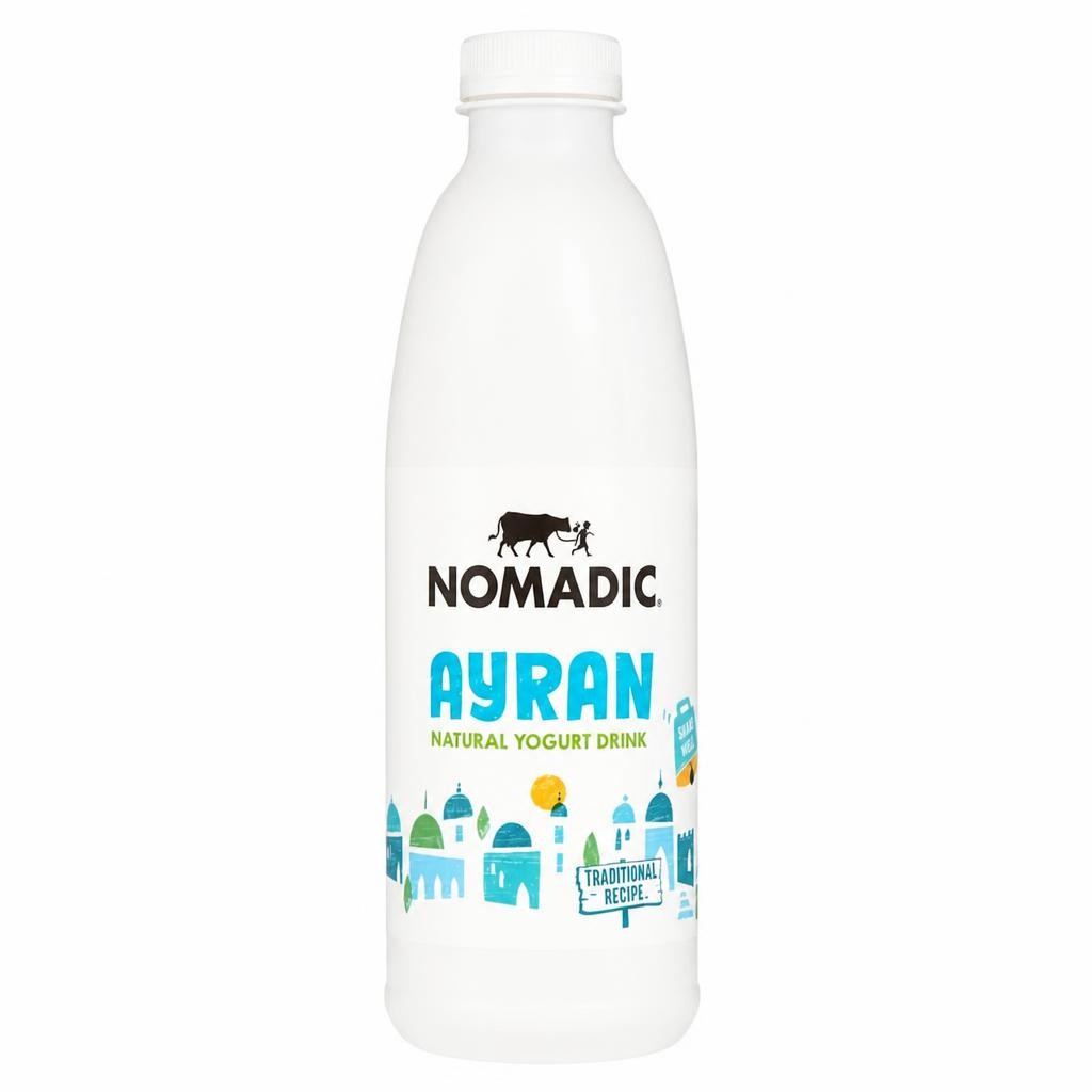 Nomadic Ayran Natural Yogurt Drink 1L