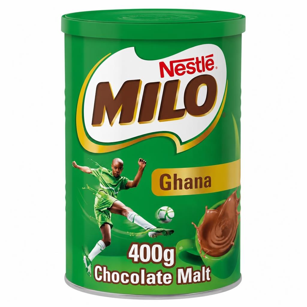 Milo Instant Malt Chocolate Drinking Powder Tin Ghanaian 400g