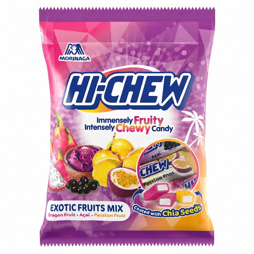 Hi-Chew Exotic Fruit Mix Chewy Sweets 100G