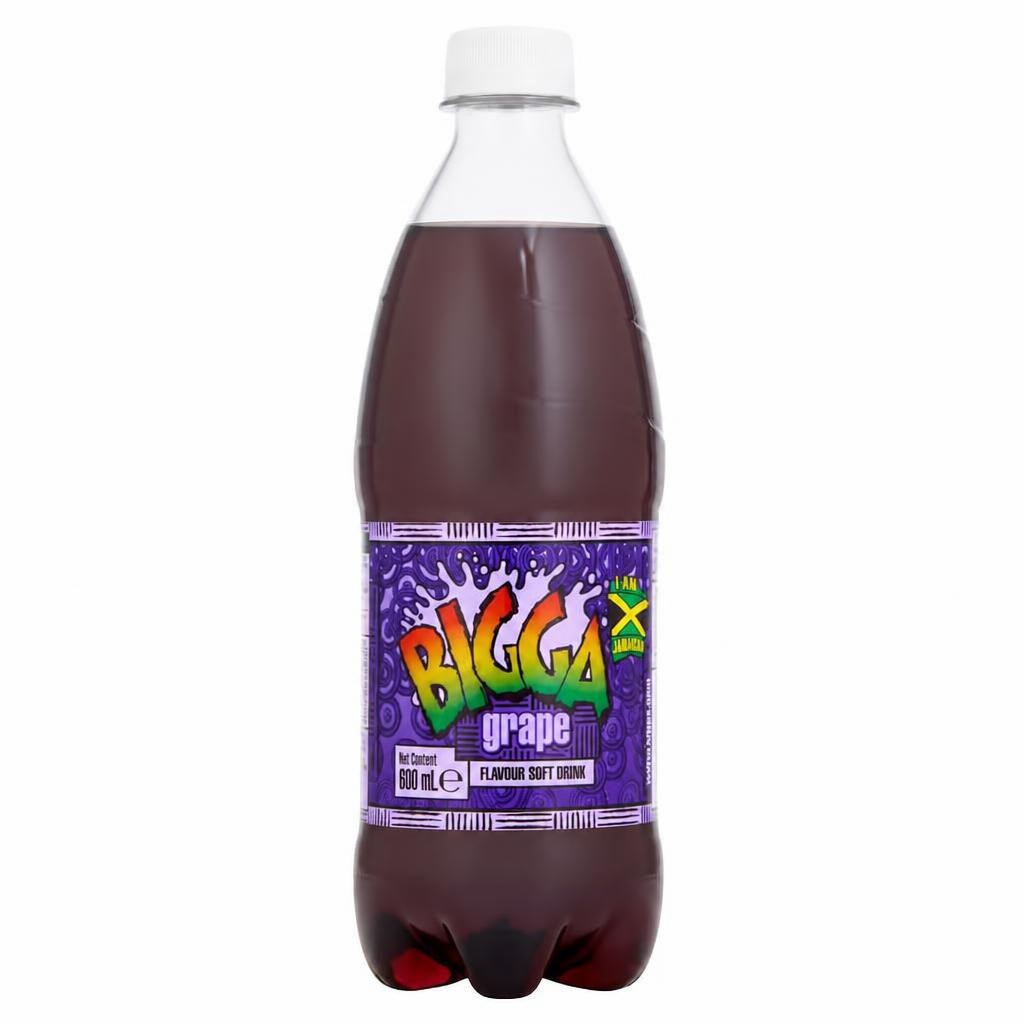 Bigga Grape Flavour Soft Drink 600Ml