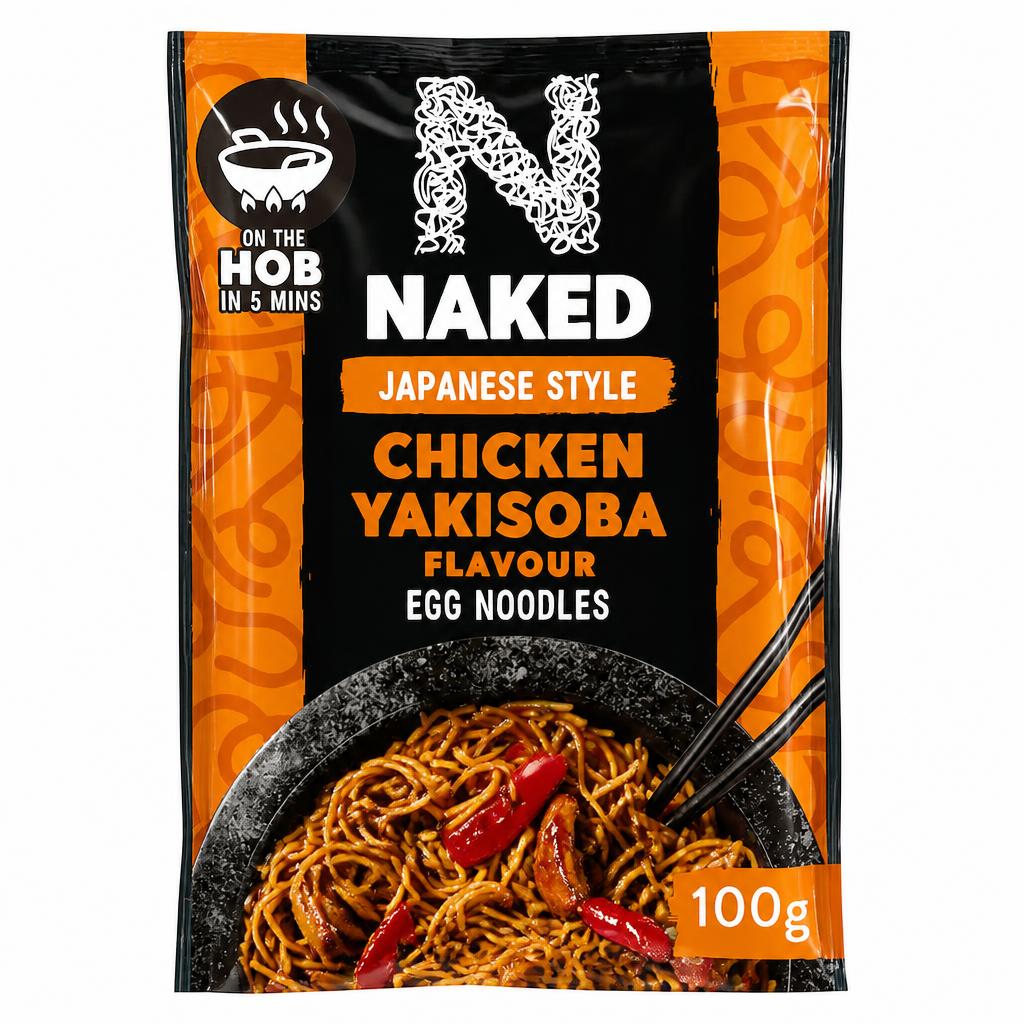 Naked Chicken Yakisoba Noodles 100G