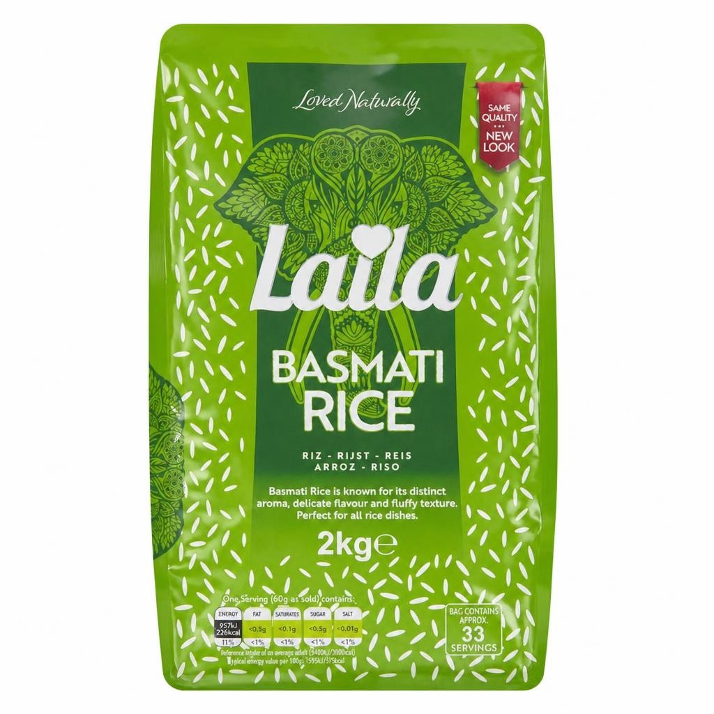 Laila Basmati Rice 2Kg