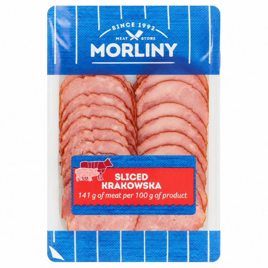 Morliny Krakowska Sausages Slices 80G