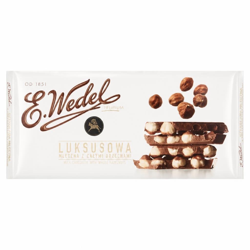 E.Wedel Milk Chocolate With Hazelnuts 100G