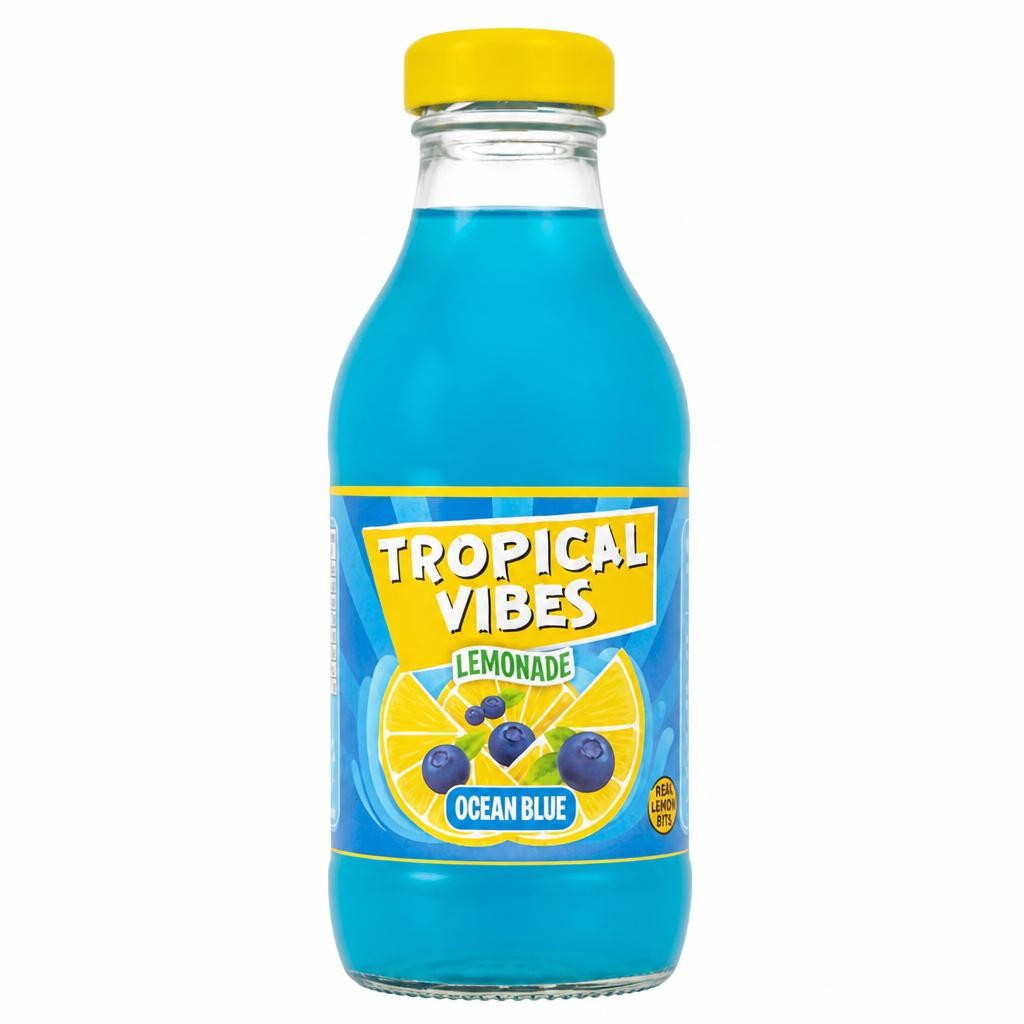Tropical Vibes Lemonade Ocean Blue 300Ml