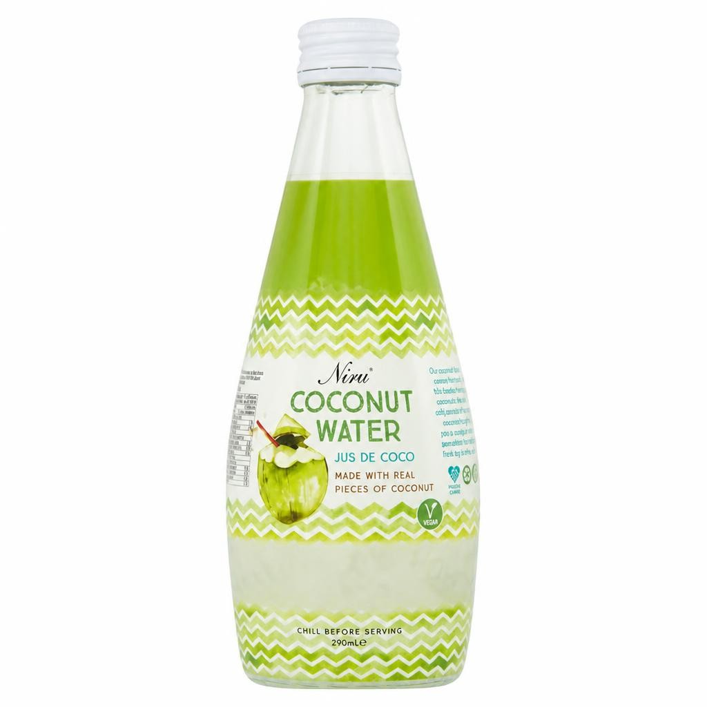 Niru Coconut Water With Real Pieces Of Coconut 290Ml