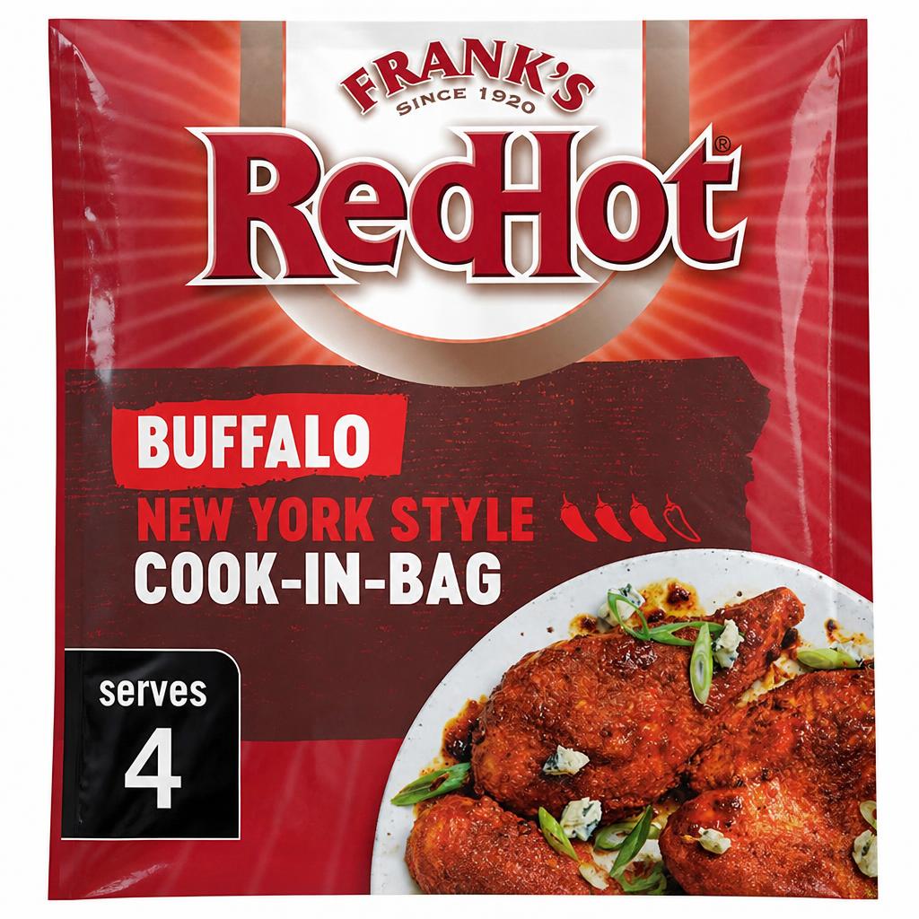 Frank's RedHot Buffalo New York Style Cook-In-Bag 25G