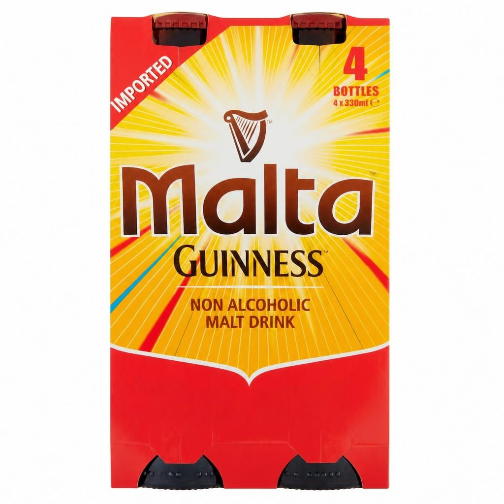 Malta Guinness Imported Nigeria Drink 4 X 330Ml