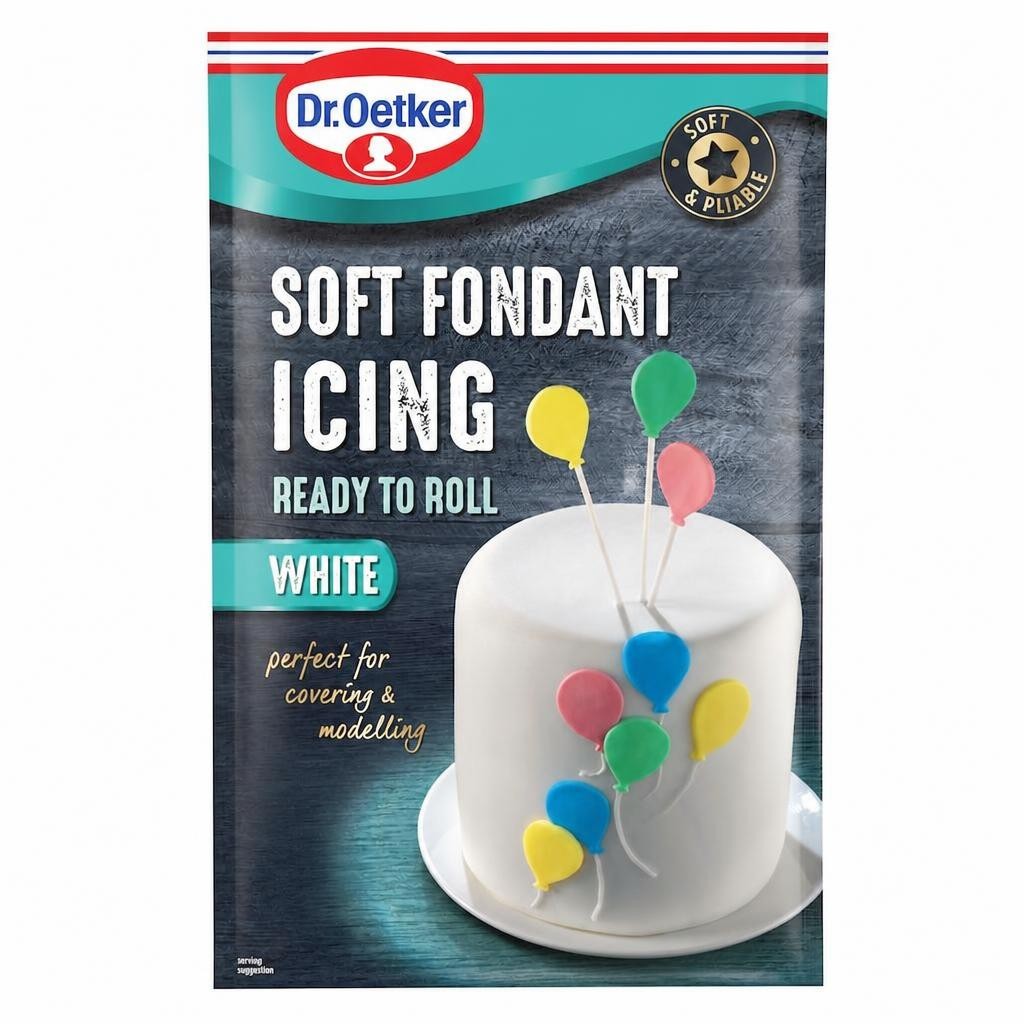 Dr Oetker Ready To Roll White Icing 1Kg