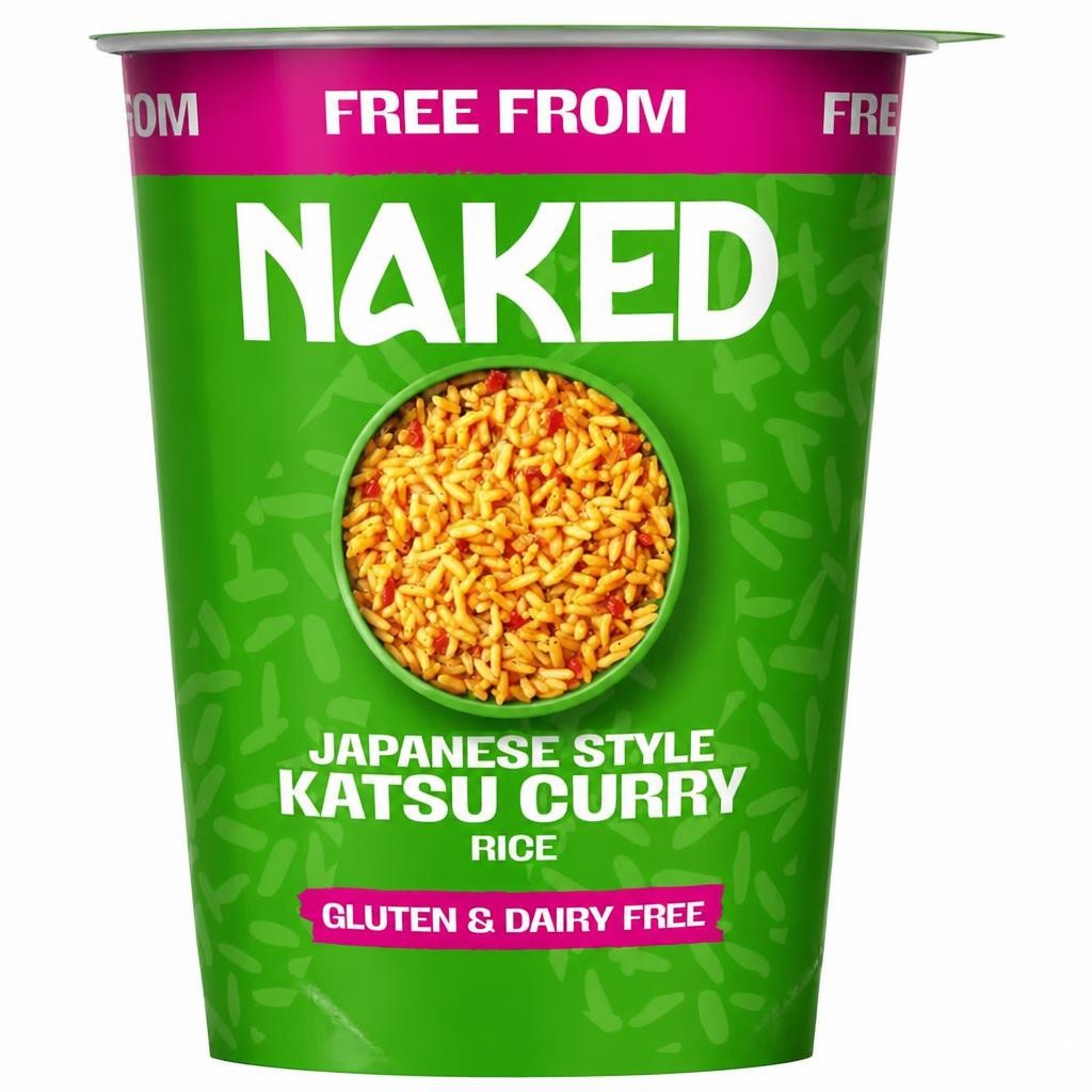 Naked Free From Katsu Curry Long Grain Rice 78G