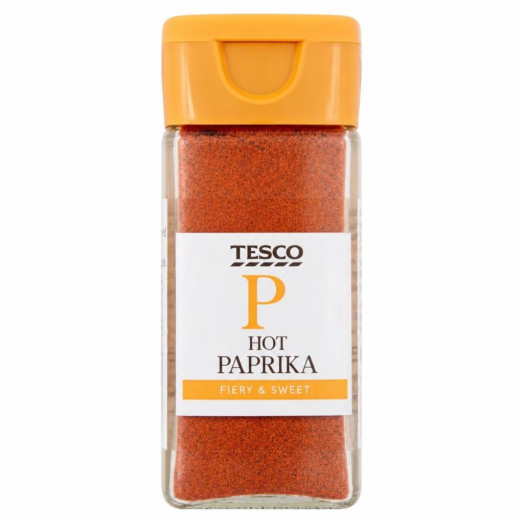 Tesco Hot Paprika 45G