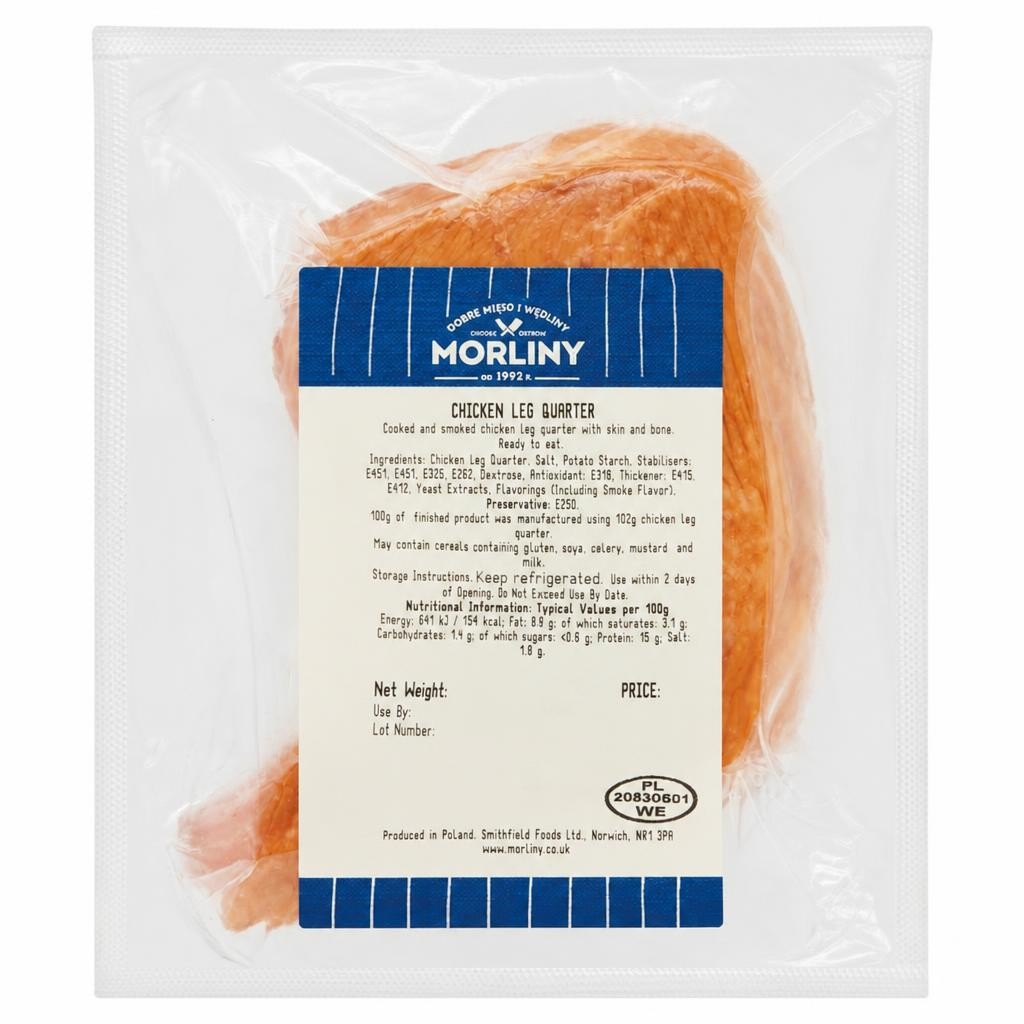 Morliny Cooked Smoked Chicken Leg Quarter