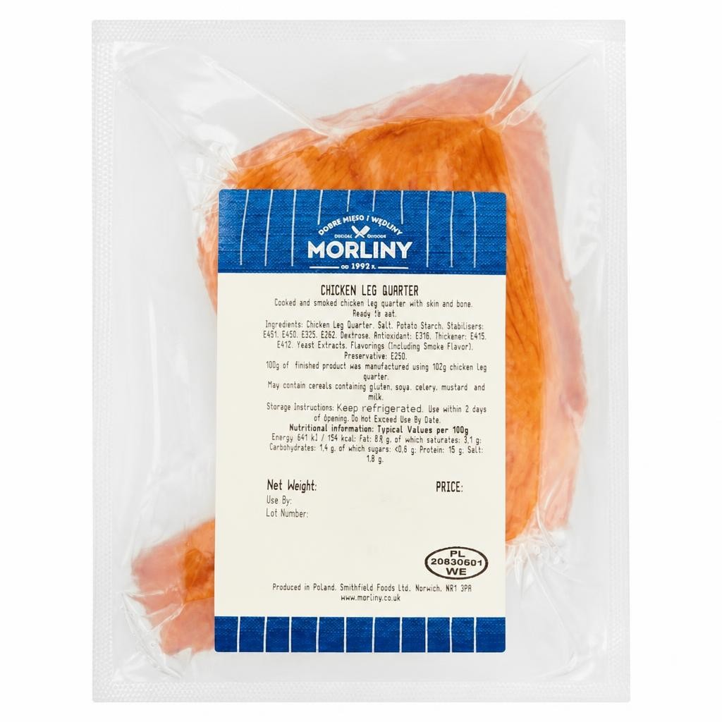 Morliny Cooked Smoked Chicken Leg Quarter