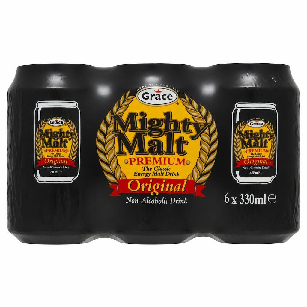 Grace Mighty Malt Drink Original 6 X 330Ml