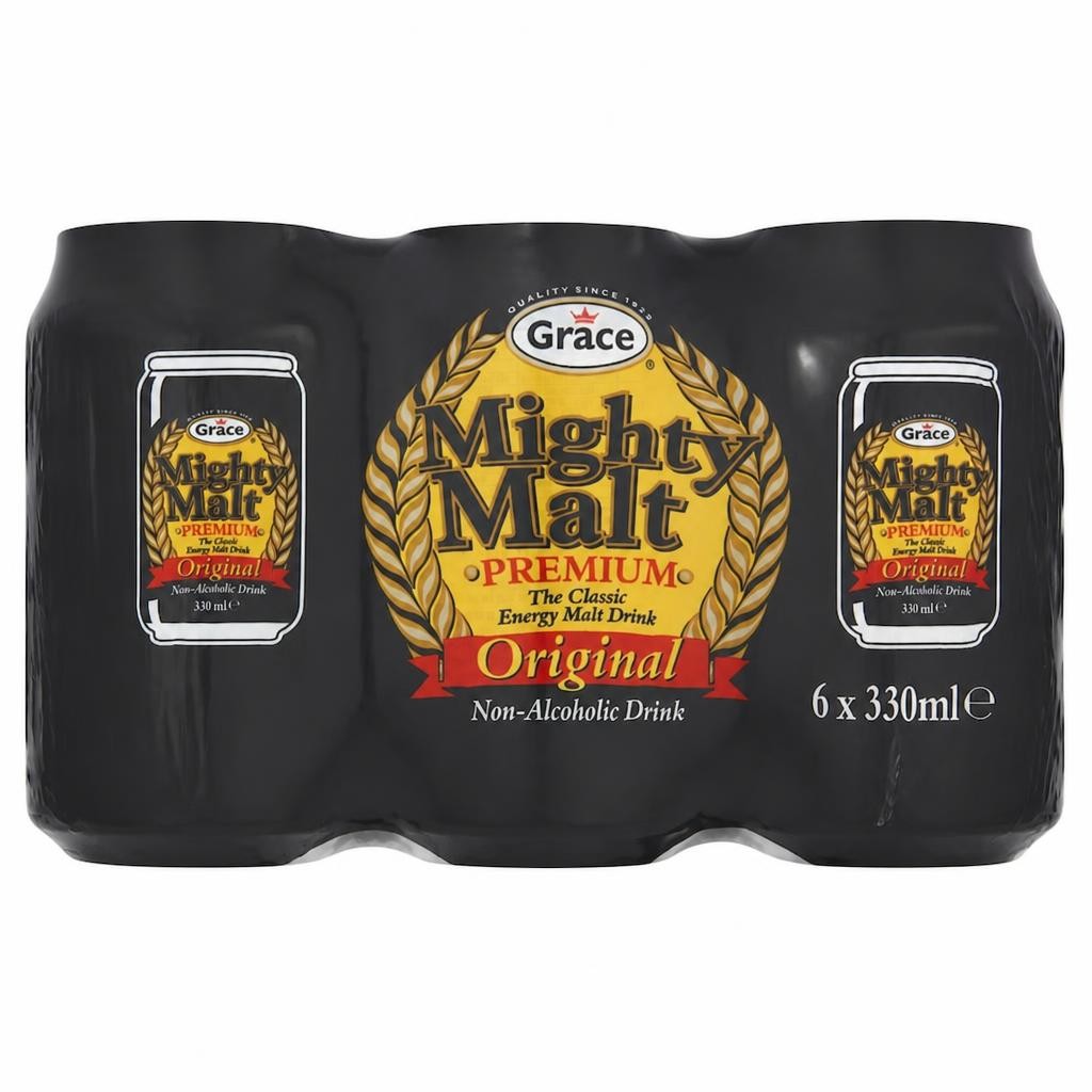 Grace Mighty Malt Drink Original 6 X 330Ml