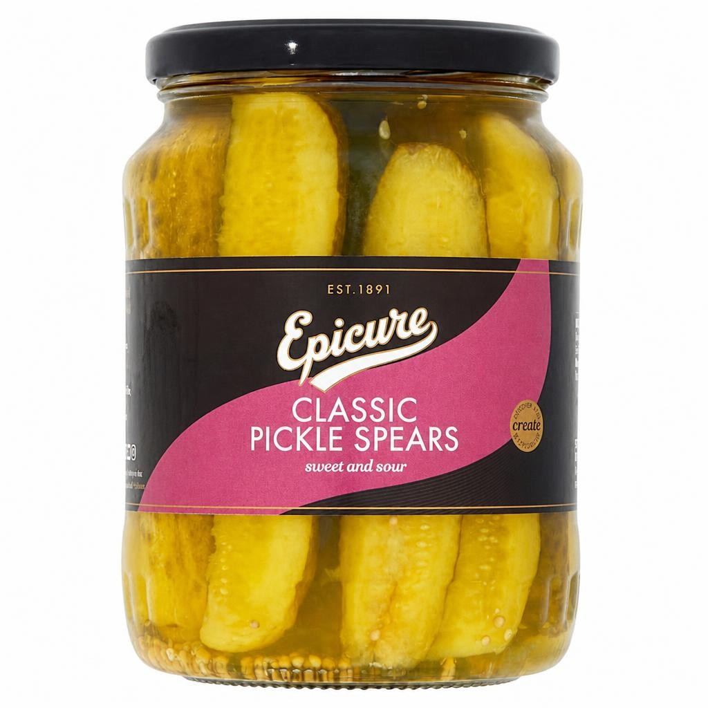 Epicure Classic Pickle Spears - Sweet & Sour 670g