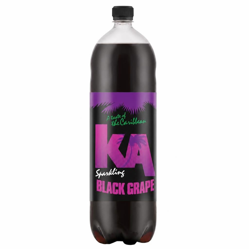 Ka Sparkling Black Grape 2 Litre Bottle