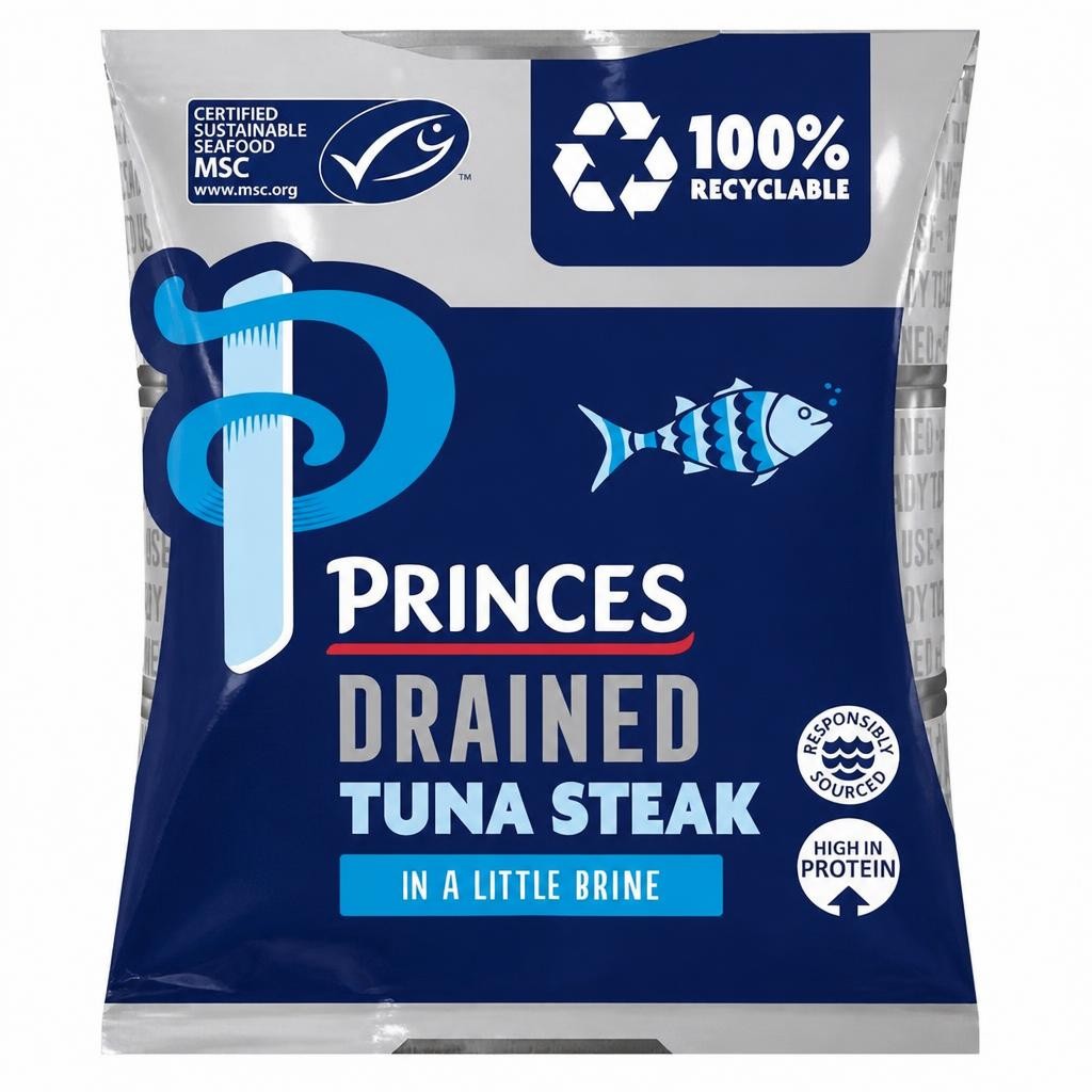 Princes Drained Tuna Steak In Brine 3X110g