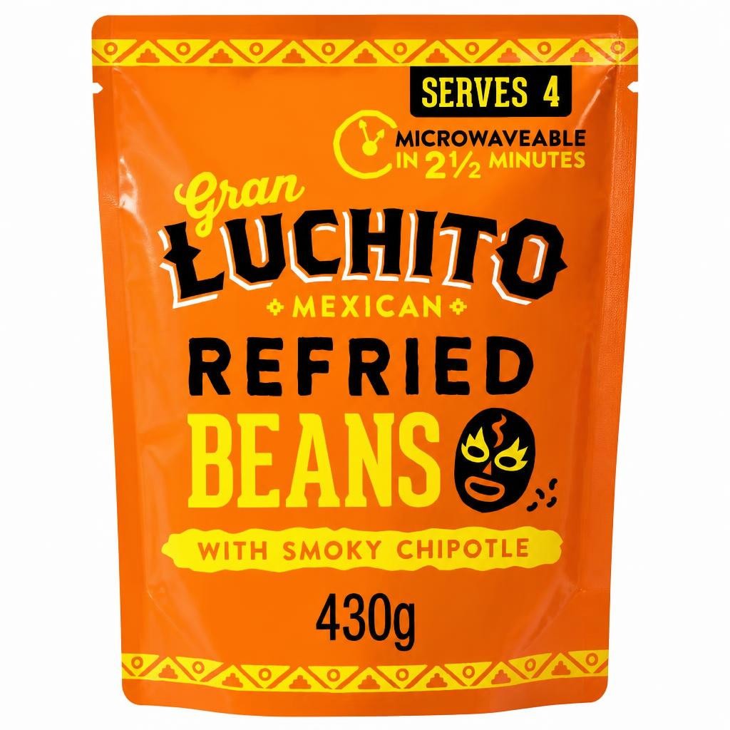 Gran Luchito Refried Beans Chipotle 430G
