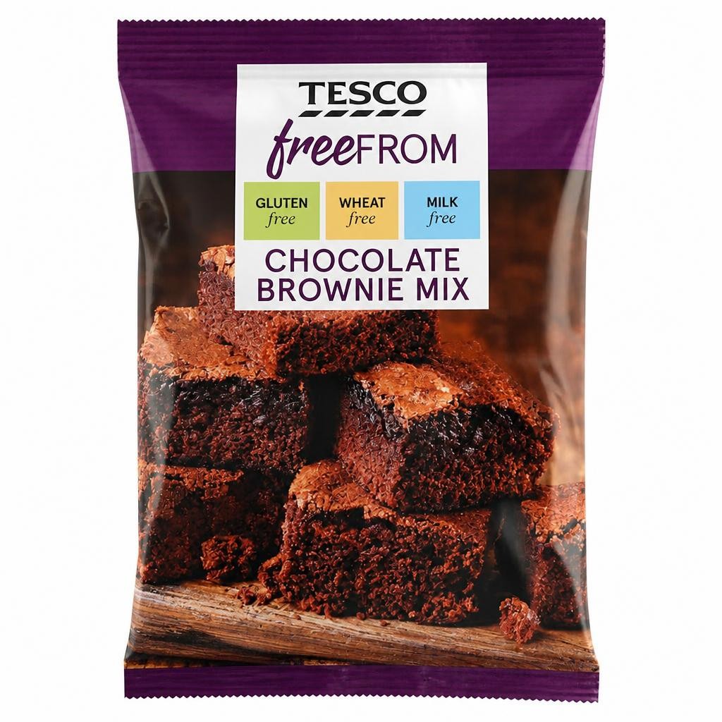 Tesco Free From Chocolate Brownie Mix 284G