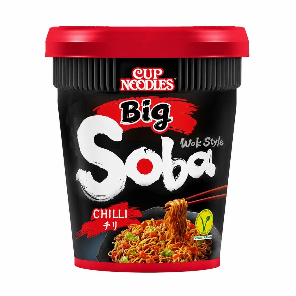 Cup Noodles Big Wok Style Soba - Chilli 115g