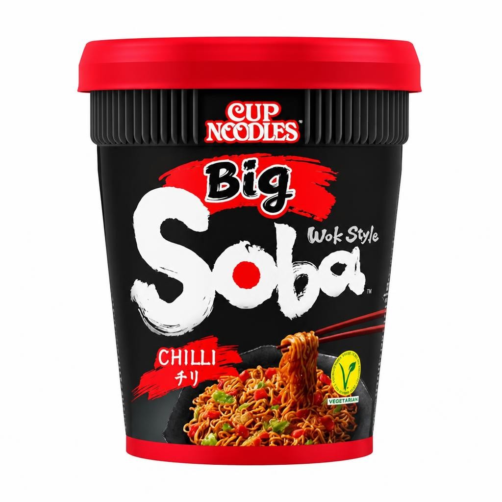 Cup Noodles Big Wok Style Soba - Chilli 115g