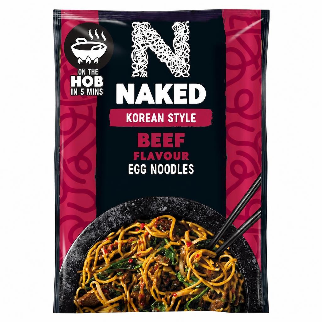 Naked Korean Style Bbq Beef Noodles 100G
