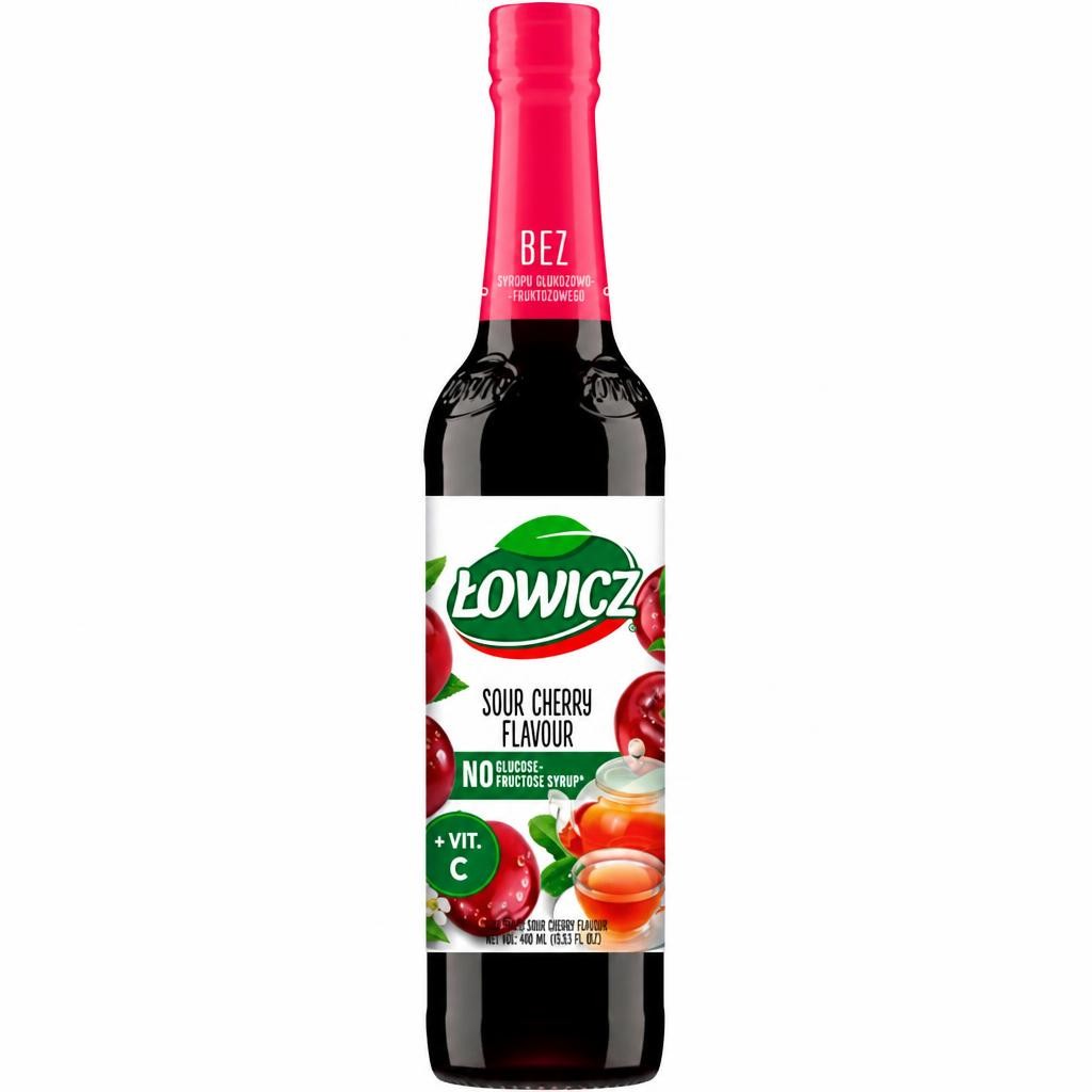 Lowicz Syrup Cherry Flavour 400Ml